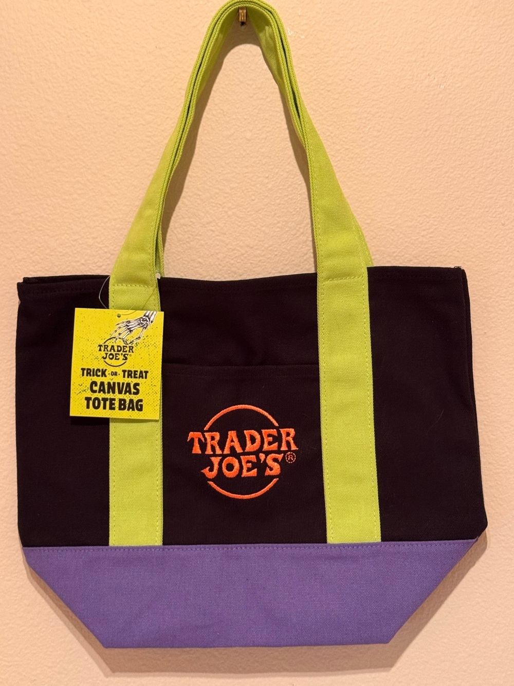 Trader Joe’s Limited Edition Halloween 2025 Mini Canvas Trick-or-Treat Tote